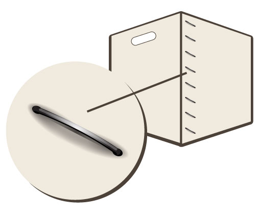 carton box stitched